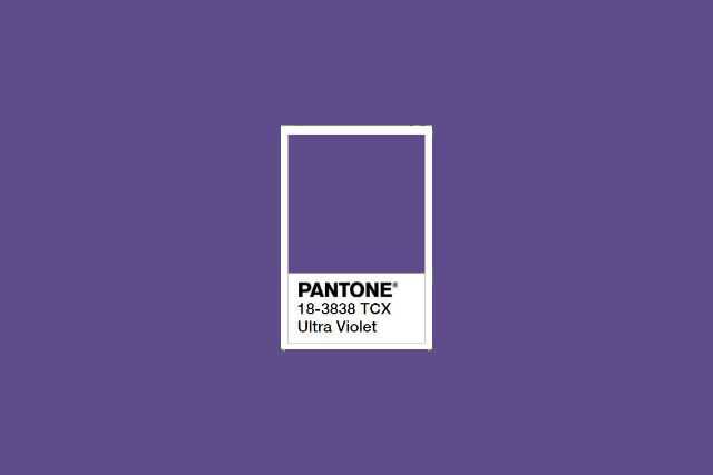 Ultra violet color pantone 2018