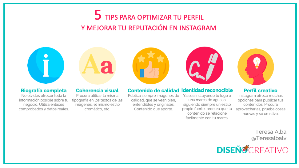 Tips para optimizar tu perfil de Instagram