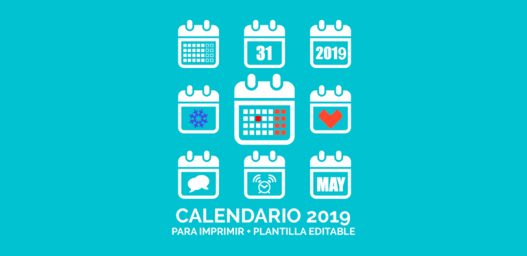 Imagen calendario de marketing 2019