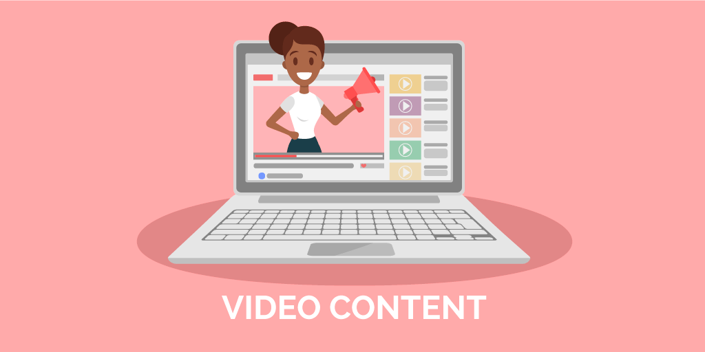 Imagen post vídeo marketing content
