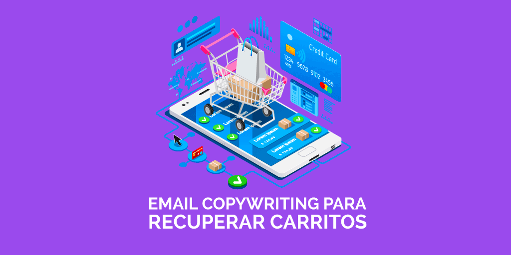 Imagen post recuperar carrito abandonado con email copywriting