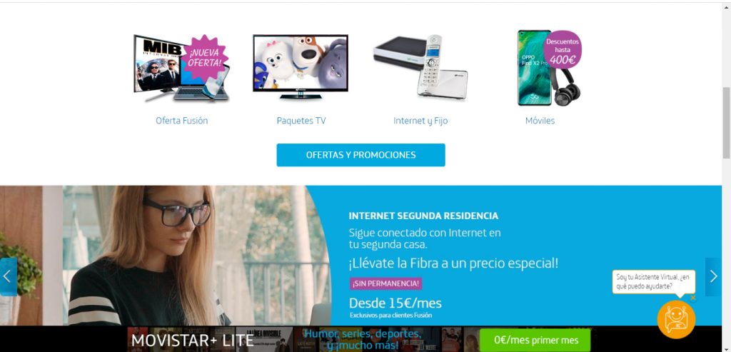 Ejemplo slider Movistar